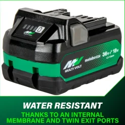 Online 18V/36V MultiVolt 5 Ah/2.5 Ah Water and Impact Resistant Lithium-Ion Battery Power Tool Accessories