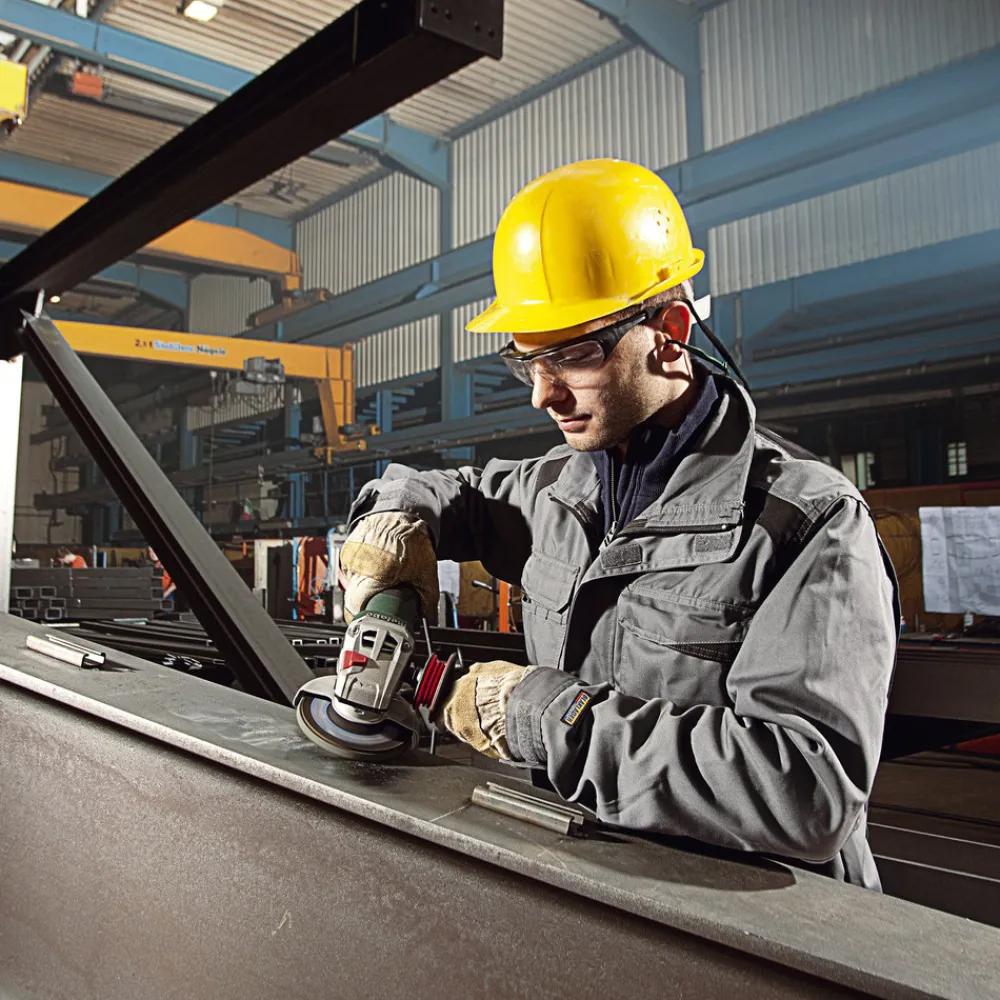 Hot WE15-150 Quick 13.5 Amp 6 in. Angle Grinder with TC Electronics and Lock-On Sliding Switch Angle Grinders