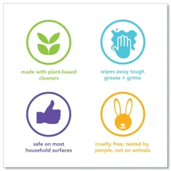 1 Ply All Purpose Cleaning Wipes - White Lime and Sea Salt (6/Carton) Cleaning & Janitorial Supplies