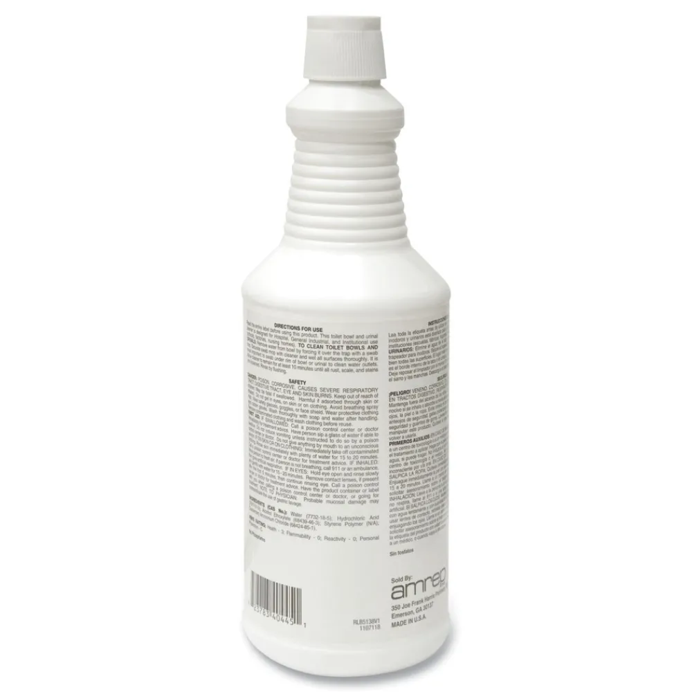 Discount 32 oz. Bolex 23 Percent Hydrochloric Acid Bowl Cleaner - Wintergreen (12/Carton) Cleaning & Janitorial Supplies