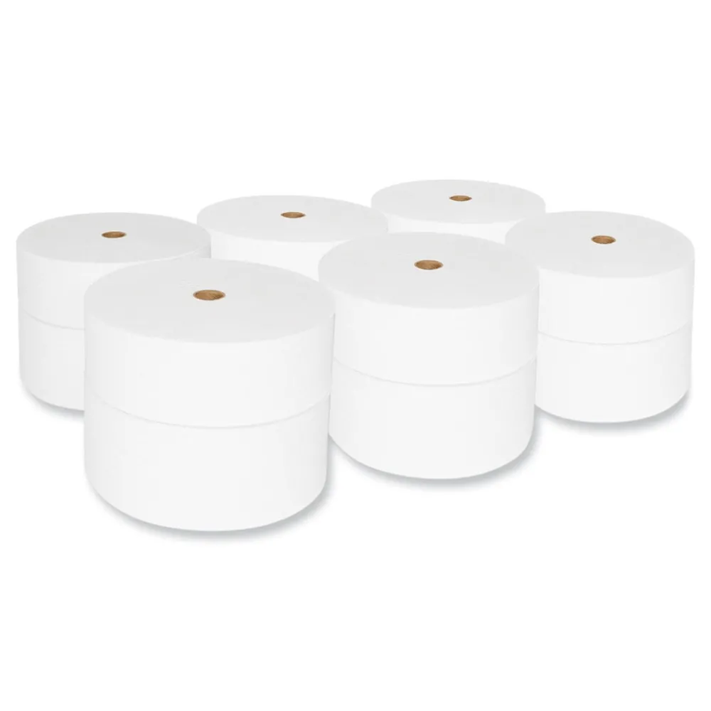 Sale 2-Ply Septic Safe Small Core Bath Tissue - White (12 Rolls/Carton) Cleaning & Janitorial Supplies