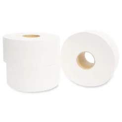 Online 2-Ply Septic Safe 17 ft. Bath Tissues - Jumbo, White (12 Rolls/Carton) Paper & Dispensers