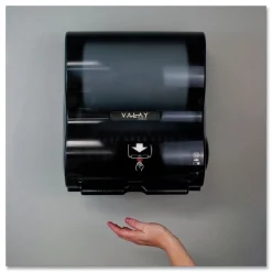Outlet VT1010 Valay 10 in. Roll Towel Dispenser - Black Paper & Dispensers