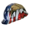Discount American Freedom Series American Flag with 2 Eagles V-Gard Slotted Protective Cap Protective Head Gear