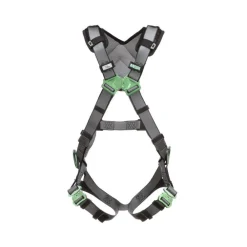 Hot V-FIT Back and Hip D-Rings with Quick-Connect Leg Straps and Shoulder Padding Harness - Standard Fall Protection