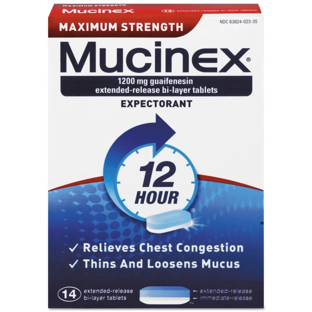 Online 14-Tablets Maximum Strength Expectorant Emergency Response