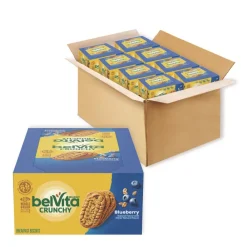 Best 00 44000 02908 00 1.76 oz. Pack belVita Breakfast Biscuits - Blueberry (8 Packs/Box, 8 Boxes/Carton) Food And Snacks