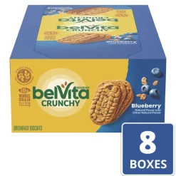 Best 00 44000 02908 00 1.76 oz. Pack belVita Breakfast Biscuits - Blueberry (8 Packs/Box, 8 Boxes/Carton) Food And Snacks