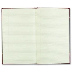 Discount Texthide Eye-Ease 14.25 in. x 8.75 in. Sheets Record Book - Black/Burgundy/Gold Cover Paper & Printables