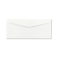 Clearance 4.13 in. x 9.5 in. CLASSIC CREST Commercial Flap Gummed Closure #10 Envelope - Avon Brilliant White (500/Box) Mailing, Packing & Shipping