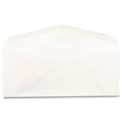 Outlet 4.13 in. x 9.5 in. CLASSIC CREST Commercial Flap Gummed Closure #10 Envelope - Classic Natural White (500/Box) Mailing, Packing & Shipping