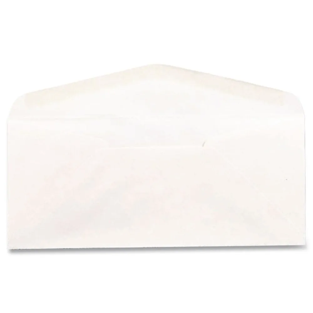 Outlet 4.13 in. x 9.5 in. CLASSIC CREST Commercial Flap Gummed Closure #10 Envelope - Classic Natural White (500/Box) Mailing, Packing & Shipping