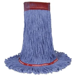 New MaxiClean Loop-End Mop, Cotton/Synthetic, 24 oz, Blue Cleaning & Janitorial Supplies