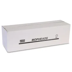 New MaxiClean Loop-End Mop, Cotton/Synthetic, 24 oz, Blue Cleaning & Janitorial Supplies