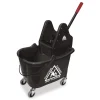 Outlet Premier Downpress Mop Bucket and Wringer, 35 qt, Black Cleaning & Janitorial Supplies