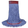 Discount MaxiClean Loop-End Mop, Cotton/Synthetic, 20 oz, Blue Cleaning & Janitorial Supplies