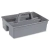 Hot MaxiRough Maid Caddies, 2 Compartments, 12 x 7, Gray Cleaning & Janitorial Supplies