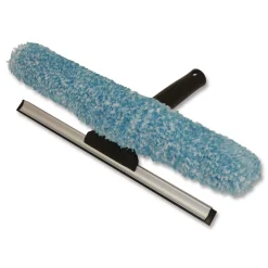 New MaxiPlus Combo Window Washer and Squeegee, 12-in Wide Blade, 8.5-in Handle Cleaning & Janitorial Supplies