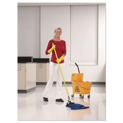 Discount MaxiPlus Microfiber Loop-End Mop, Microfiber, 24 oz, Blue Cleaning & Janitorial Supplies