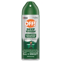 Clearance 6 oz Aerosol Spray Deep Woods Insect Repellent Cleaning & Janitorial Supplies