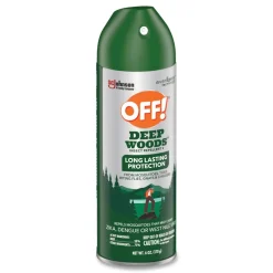 Clearance 6 oz Aerosol Spray Deep Woods Insect Repellent Cleaning & Janitorial Supplies