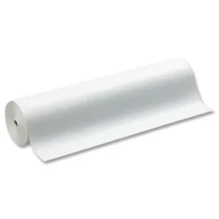 Online 36 in. x 1000 ft. 40 lb Cover Weight Decorol Flame Retardant Art Rolls - Frost White (1-Roll) Arts & Crafts Supplies
