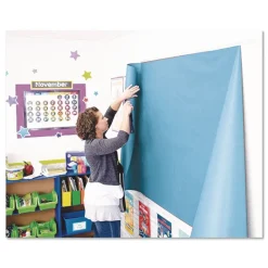 Hot 35 lbs. Wrapping Weight 36 in. x 1000 ft. Rainbow Duo-Finish Colored Kraft Paper - Sky Blue (1-Roll) Arts & Crafts Supplies