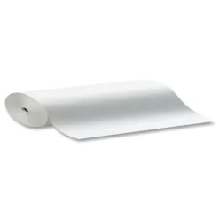 P5636 36 in. x 1,000 ft. 40 lbs. Wrapping Weight Kraft Paper Roll - White (1-Roll) Mailing, Packing & Shipping