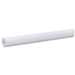 Discount P0063000 35 lbs. Wrapping Weight 36 in. x 1000 ft. Rainbow Duo-Finish Colored Kraft Paper - White (1-Roll) Arts & Crafts Supplies