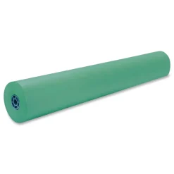 Online P0063160 35 lbs. Wrapping Weight 36 in. x 1000 ft. Rainbow Duo-Finish Colored Kraft Paper - Aqua (1-Roll) Arts & Crafts Supplies