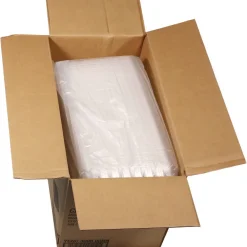 New 13.3 in. x 8.4 in. x 4 in. ClearView MealMaster Chicken Barn - Black/Clear (105/Carton) Tabletop And Serveware