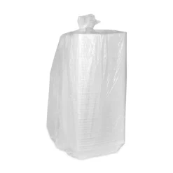 Best 9.75 in. x 5 in. x 3.25 in. Foam Hinged Lid Containers - White (560/Carton) Tabletop And Serveware