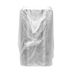 Outlet 9 in. x 6 in. x 3 in. 2-Compartment EarthChoice SmartLock Microwavable MFPP Plastic Hinged Lid Container - White (270/Carton) Tabletop And Serveware