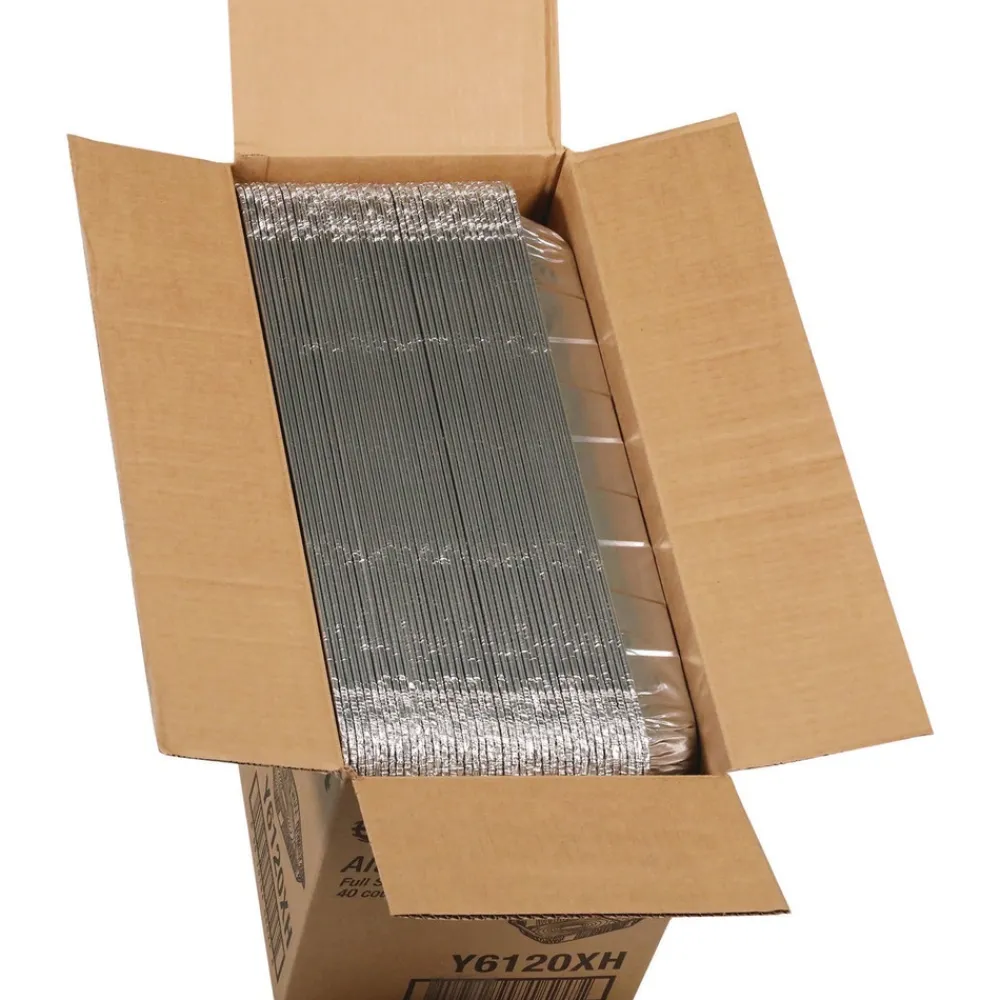 Best 19.6 x 11.6 2.2 in. Full-Size Medium Deep Aluminum Steam Table Pan (40/Carton) Tabletop And Serveware