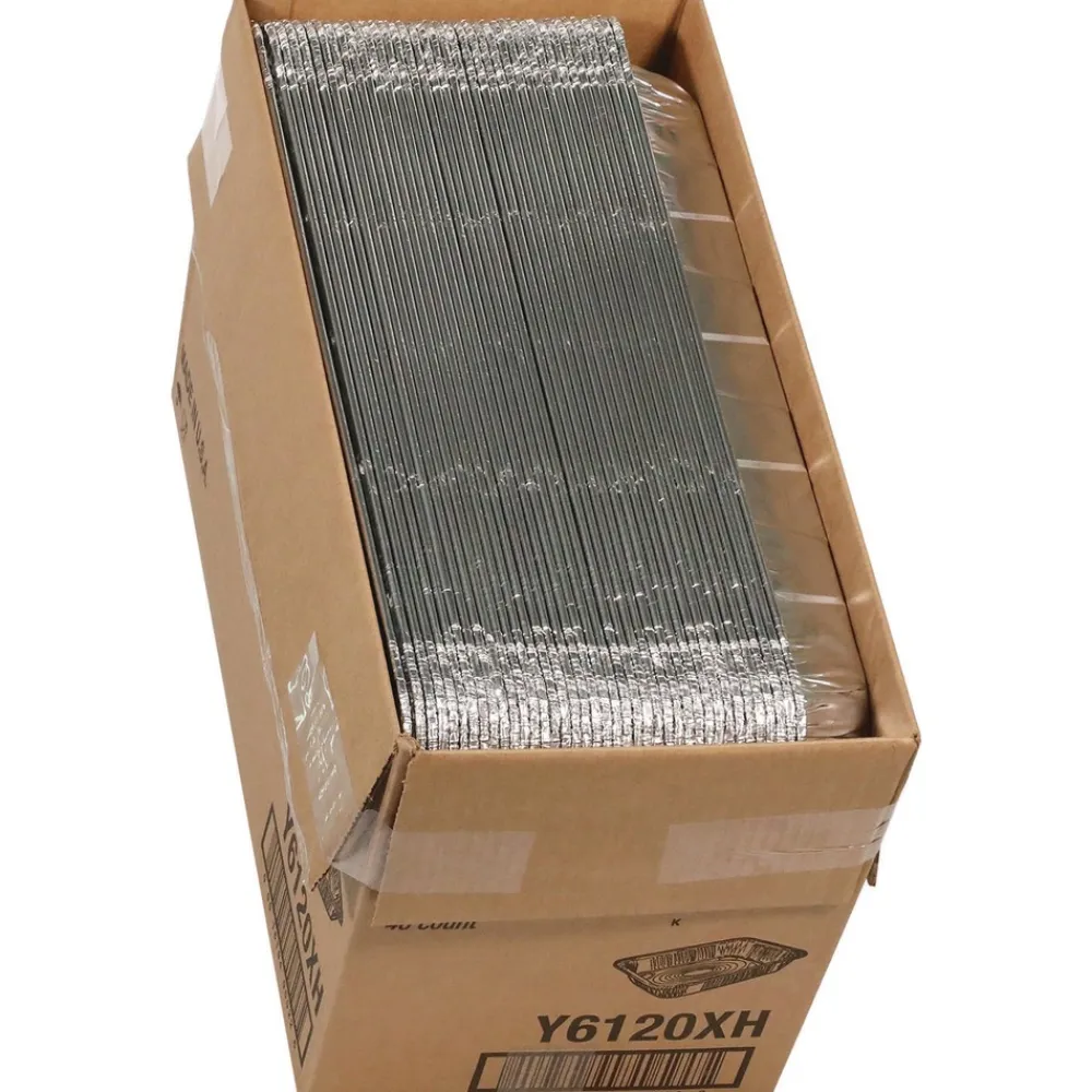 Best 19.6 x 11.6 2.2 in. Full-Size Medium Deep Aluminum Steam Table Pan (40/Carton) Tabletop And Serveware