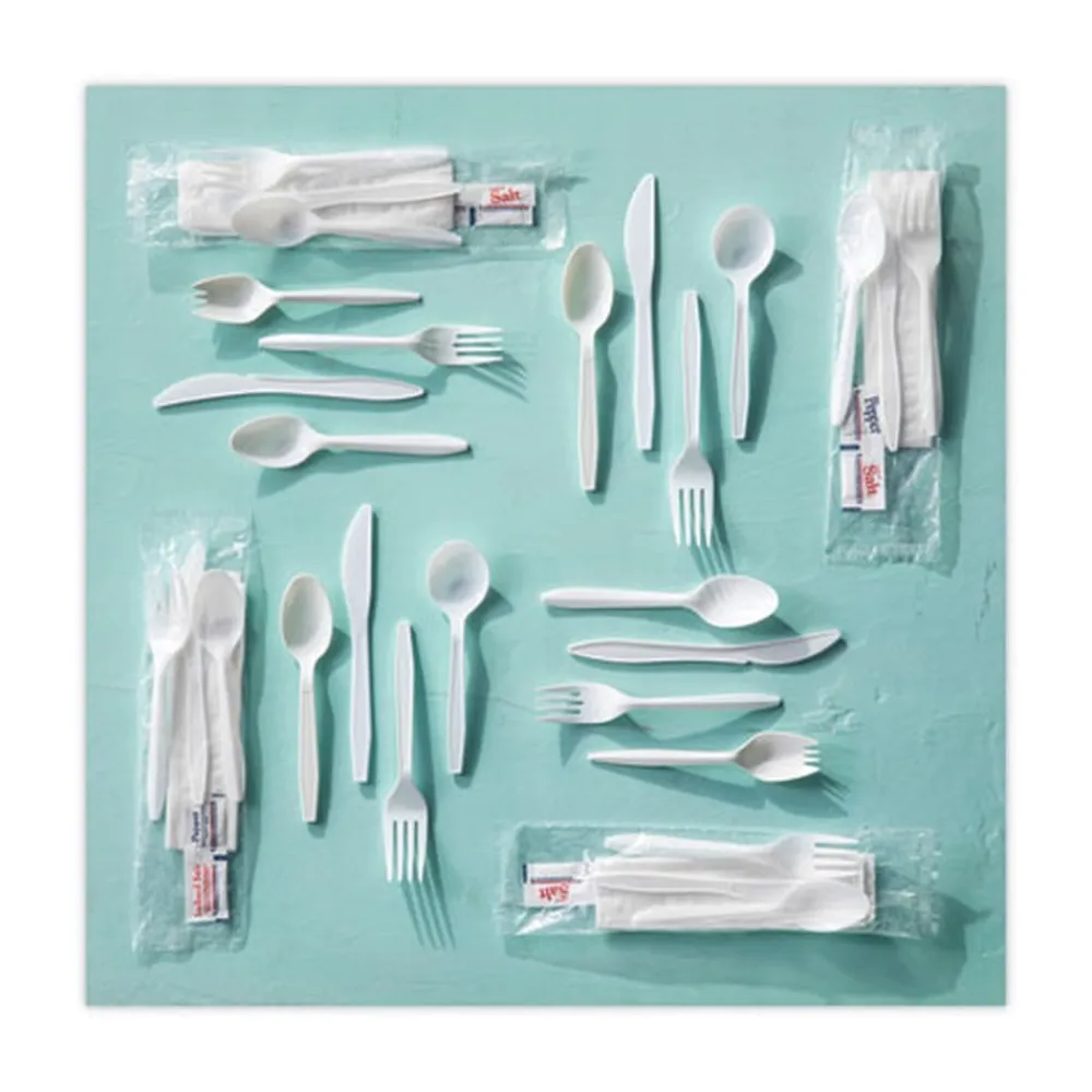 Discount Fieldware Mediumweight Spork Cutlery - White (1,000/Carton) Tabletop And Serveware