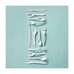 Sale Fieldware Mediumweight Fork Cutlery - White (1,000/Carton) Tabletop And Serveware