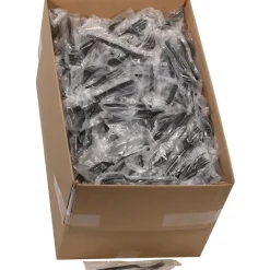 Hot Individually Wrapped Heavyweight Plastic Meadoware Cutlery Fork - Black (1000/Carton) Tabletop And Serveware