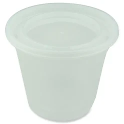 Discount L8328 32 oz 5.5 x 5.5 x 4.9 Newspring DELItainer Plastic Microwavable Container - Clear (200/Carton) Tabletop And Serveware