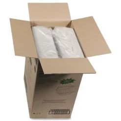 Clearance YCN806000000 EarthChoice SmartLock 6 in. x 6 in. x 3.1 in. Microwaveable MFPP Hinged Lid Containers - White (400/Carton) Tabletop And Serveware