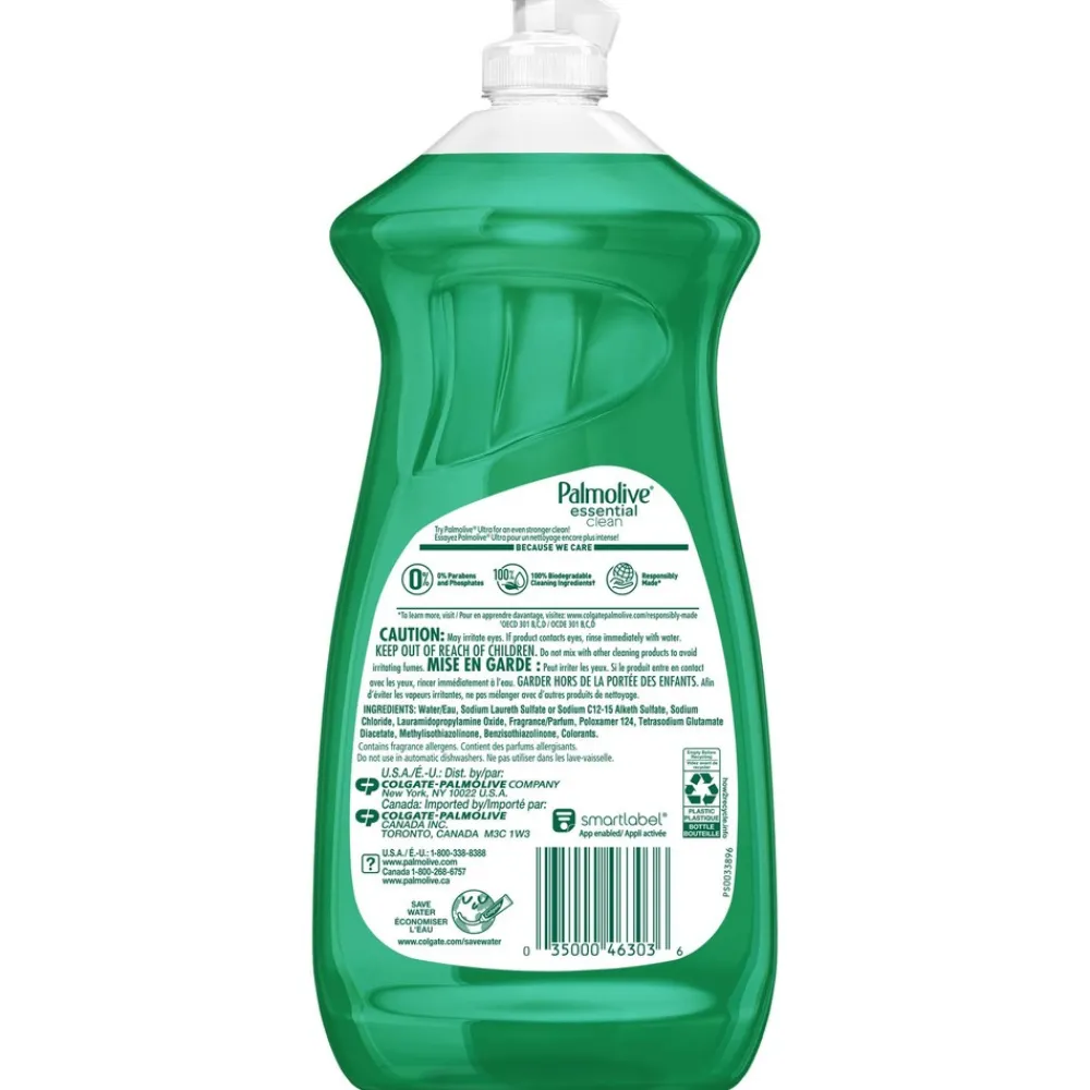 Discount US06022A 28 oz. Bottle Dishwashing Liquid - Fresh Scent (9/Carton) Cleaning & Janitorial Supplies