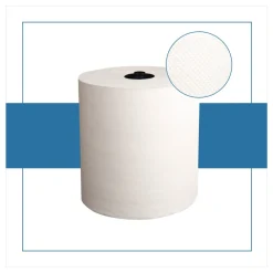 Discount 7.9 in. x 700 ft. 1-Ply HyTech Seas Hardwound Roll Towels - White (6/Carton) Cleaning & Janitorial Supplies
