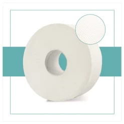 Best 3.3 in. x 750 ft. 1-Ply HyTech Seas Septic Safe Mini JRT - White (6/Carton) Cleaning & Janitorial Supplies