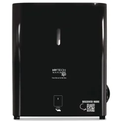 Online 11.8 x 9.8 x 14.2 Hy Tech Automatic Towel Dispenser - Black (1/Carton) Paper & Dispensers