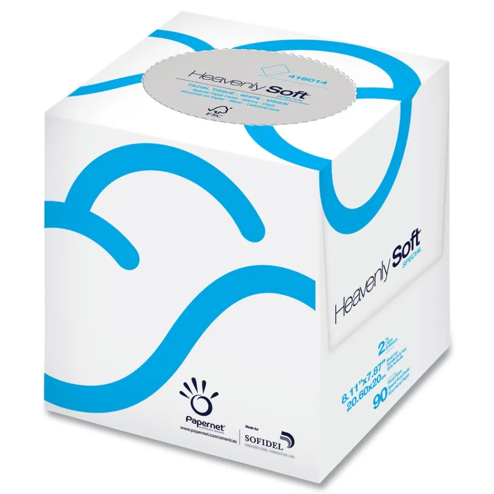 Best 2-Ply Heavenly Soft Facial Tissue - White (36/Carton) Cleaning & Janitorial Supplies