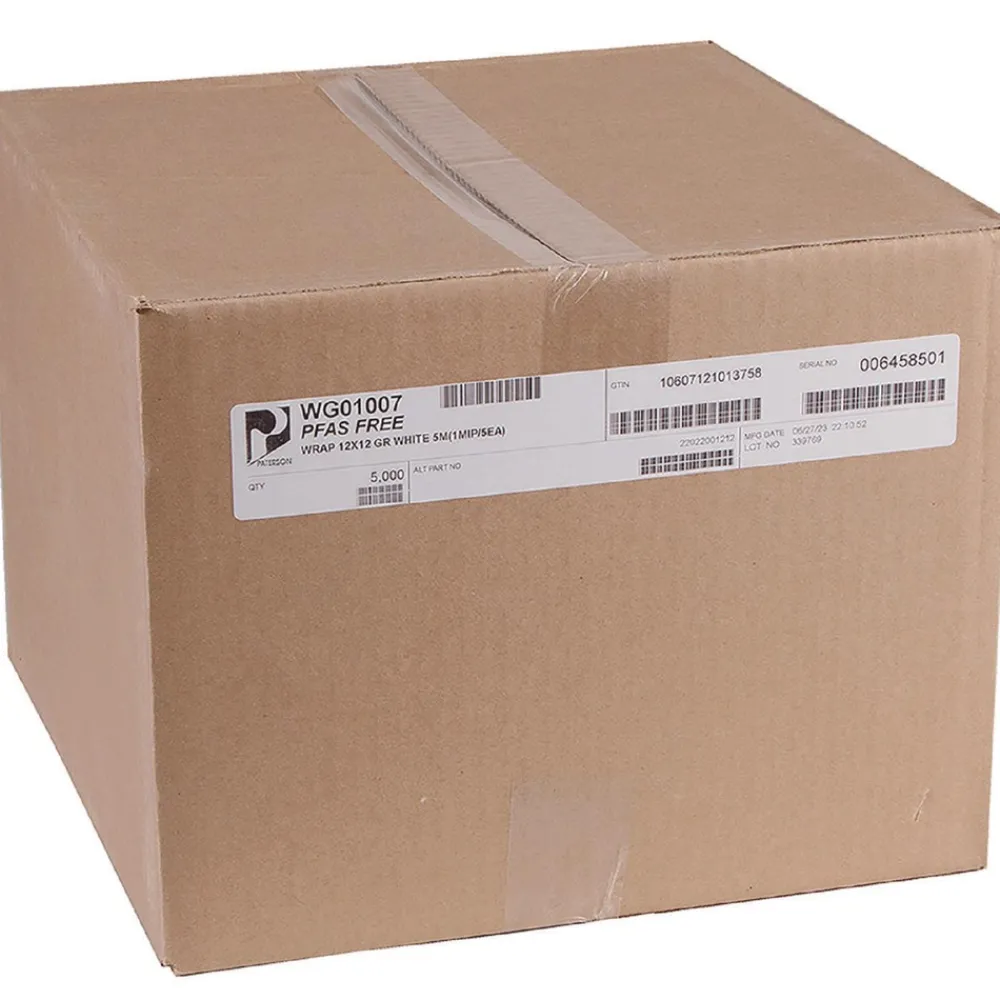 Hot WG01007 12 in. x 12 in. Grease-Resistant Food Wrap - White (5000/Carton) Tabletop And Serveware