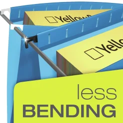 Discount SureHook 3 in. Capacity 1/5-Cut Tabs 1 Section Legal Size Reinforced Extra-Capacity Hanging Box File - Blue (25/Box) Filing & Folders