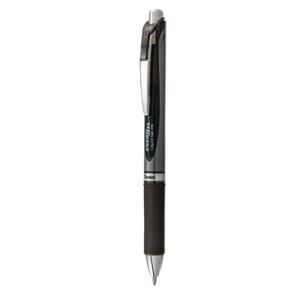 Outlet Bold 1 mm EnerGel RTX Retractable Gel Pen - Black Ink and Black/Gray Barrel Pens, Pencils & Markers