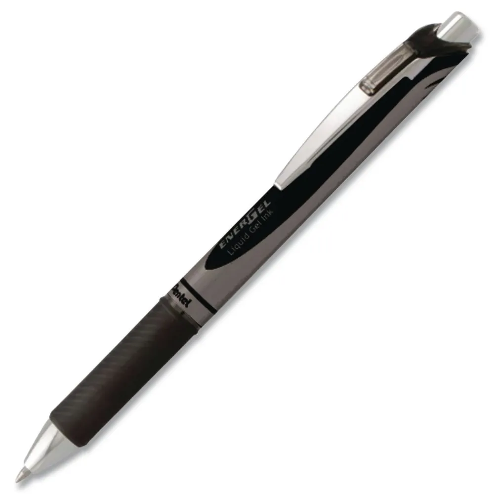 Outlet Bold 1 mm EnerGel RTX Retractable Gel Pen - Black Ink and Black/Gray Barrel Pens, Pencils & Markers