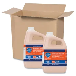 Online Light Scent 1 Gallon Bottle Antibacterial Liquid Hand Soap (2-Piece/Carton) Cleaning & Janitorial Supplies